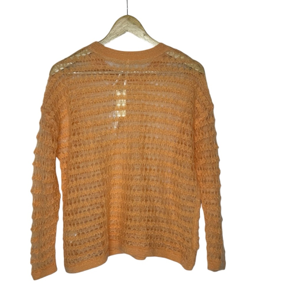 NWT Anthropologie Pilcro Open Stitch Pullover Fuzzy Sweater xs - Picture 5 of 13